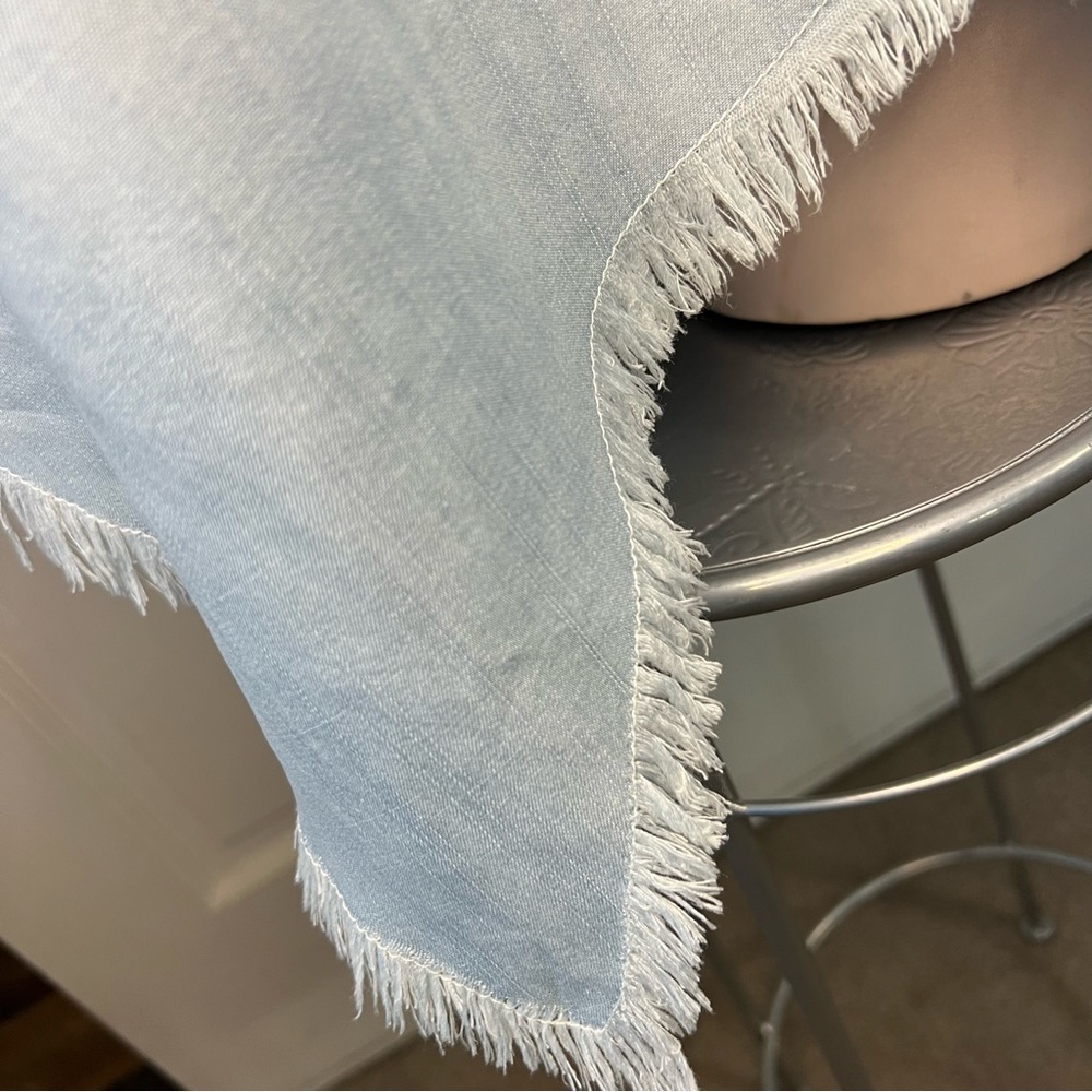 NWT Hester & Orchard Bohemian Super Soft, Jean Shirt with Ragged Hem, Sz… - Picture 11 of 15